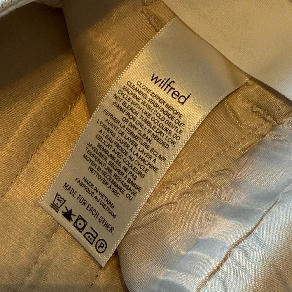 Aritzia Effortless Linen Pant Wilfred